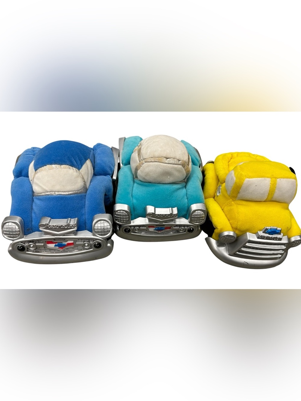 Trendmaster My‎ 1st Chevy Set of 3 Plush animated plush cars Vintage 1995-1996